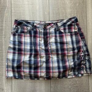 Y2K Mini Skorts Faded Glory Embroidered Lace Detail - Size 8‎